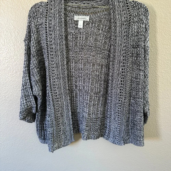 Dressbarn Gray Cardigan Sweater‎ Size Large - Picture 4 of 5